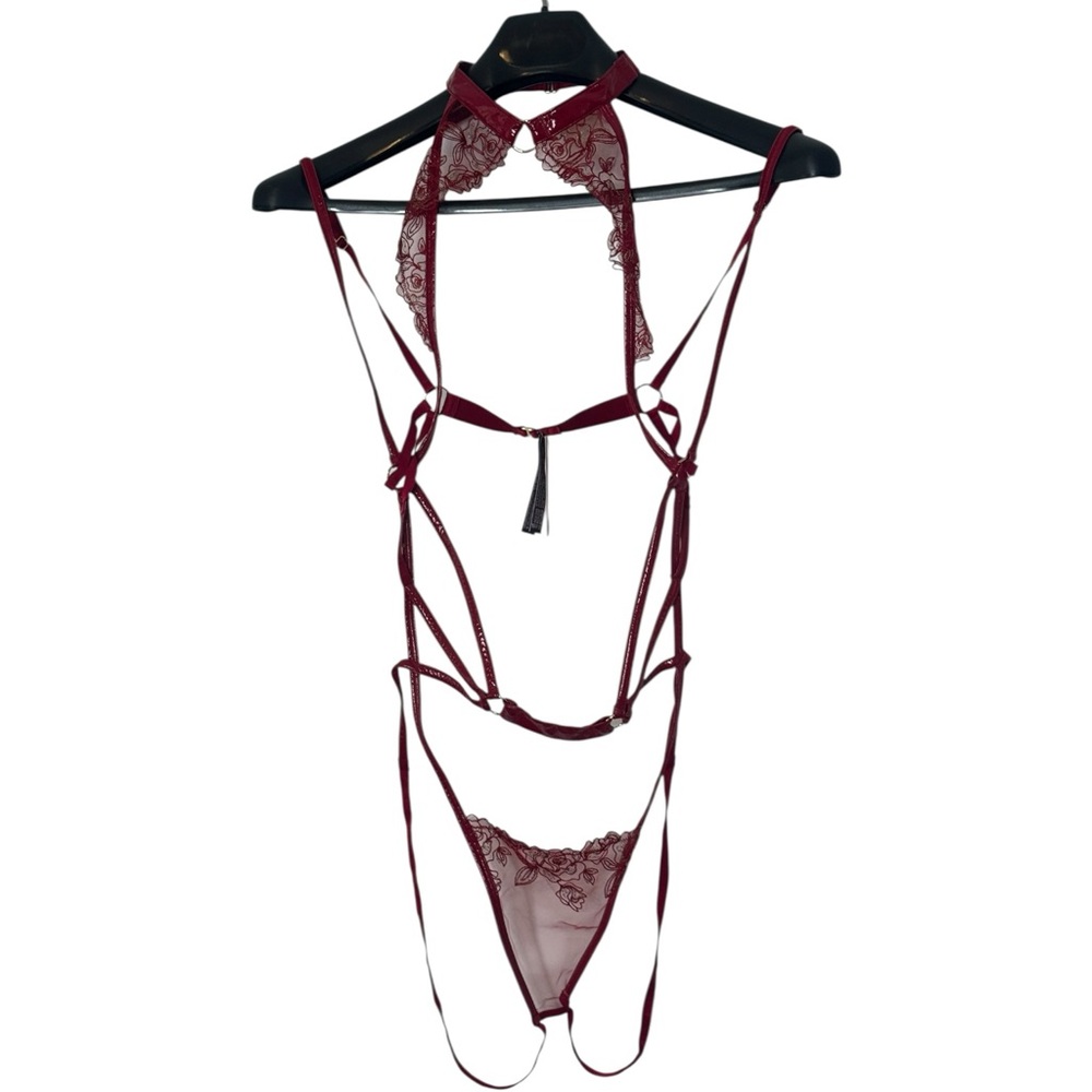 Victoria's Secret Burgundy Lace Chemise - Picture 5 of 10